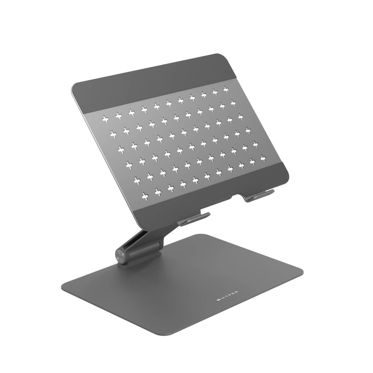 HYPER Laptop-Ständer – bis 16", faltbar, höhenverstellbar – Grau