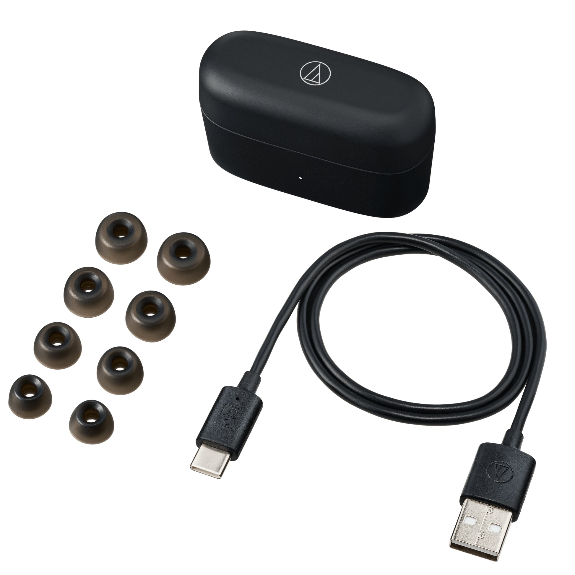 Audio-Technica ATH-CKS30TW+ TWS In-Ear – ANC, mit Ladecase, Schwarz, BT 5.1