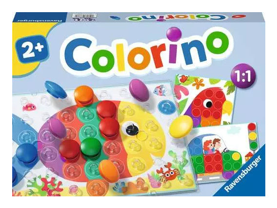 Ravensburger Lernspiel – Colorino, Konzentrationsspiel, 1 Spieler, ab 2 Jahren, Mehrsprachig
