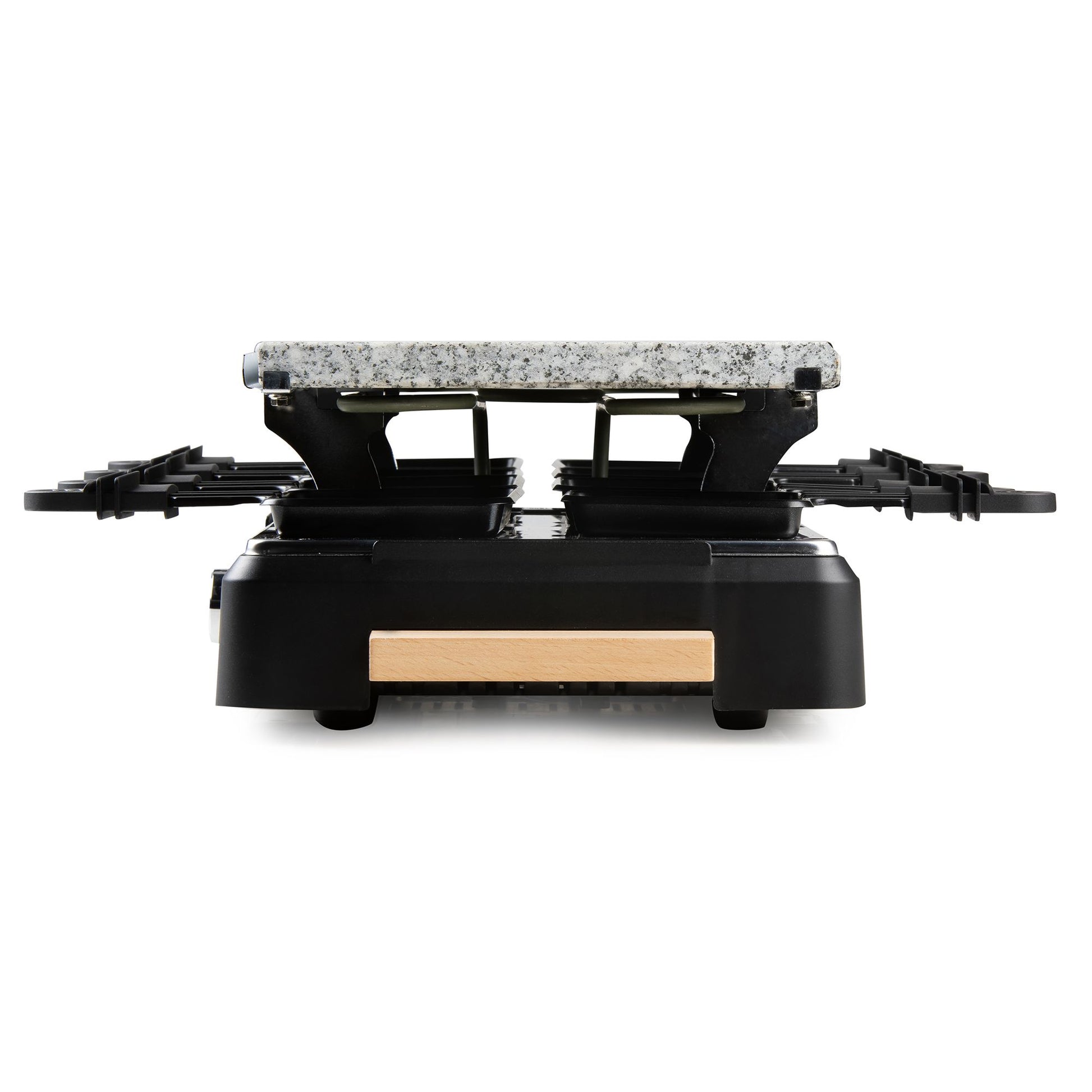 Domo Raclette DO9262G – 8 Personen, Naturstein-Grillplatte, 1 400 W – schwarz