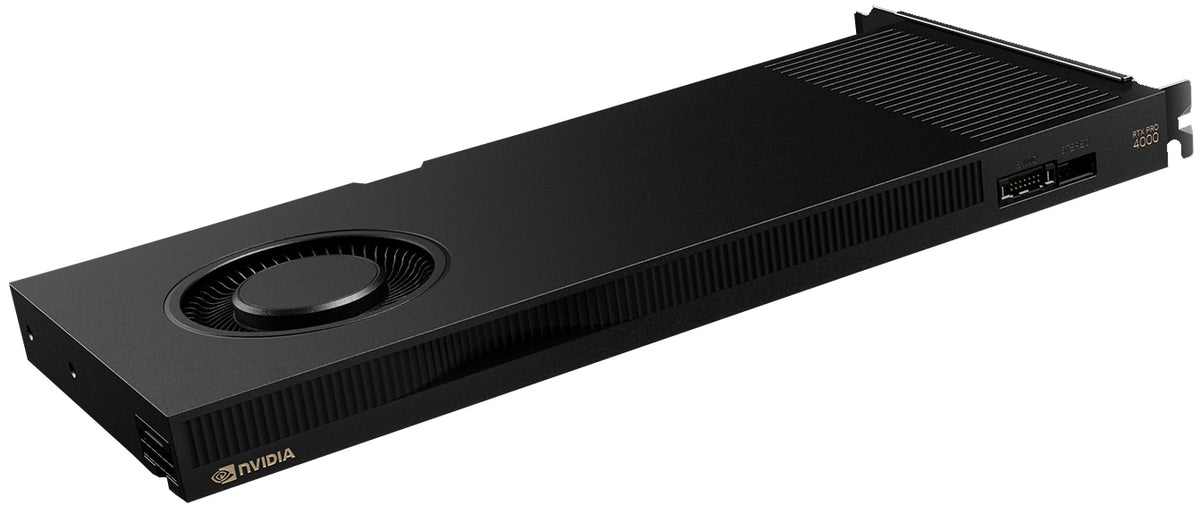 NVIDIA RTX PRO 4000 – 24 GB GDDR7, PCIe 5.0, 4× DisplayPort 2.1b
