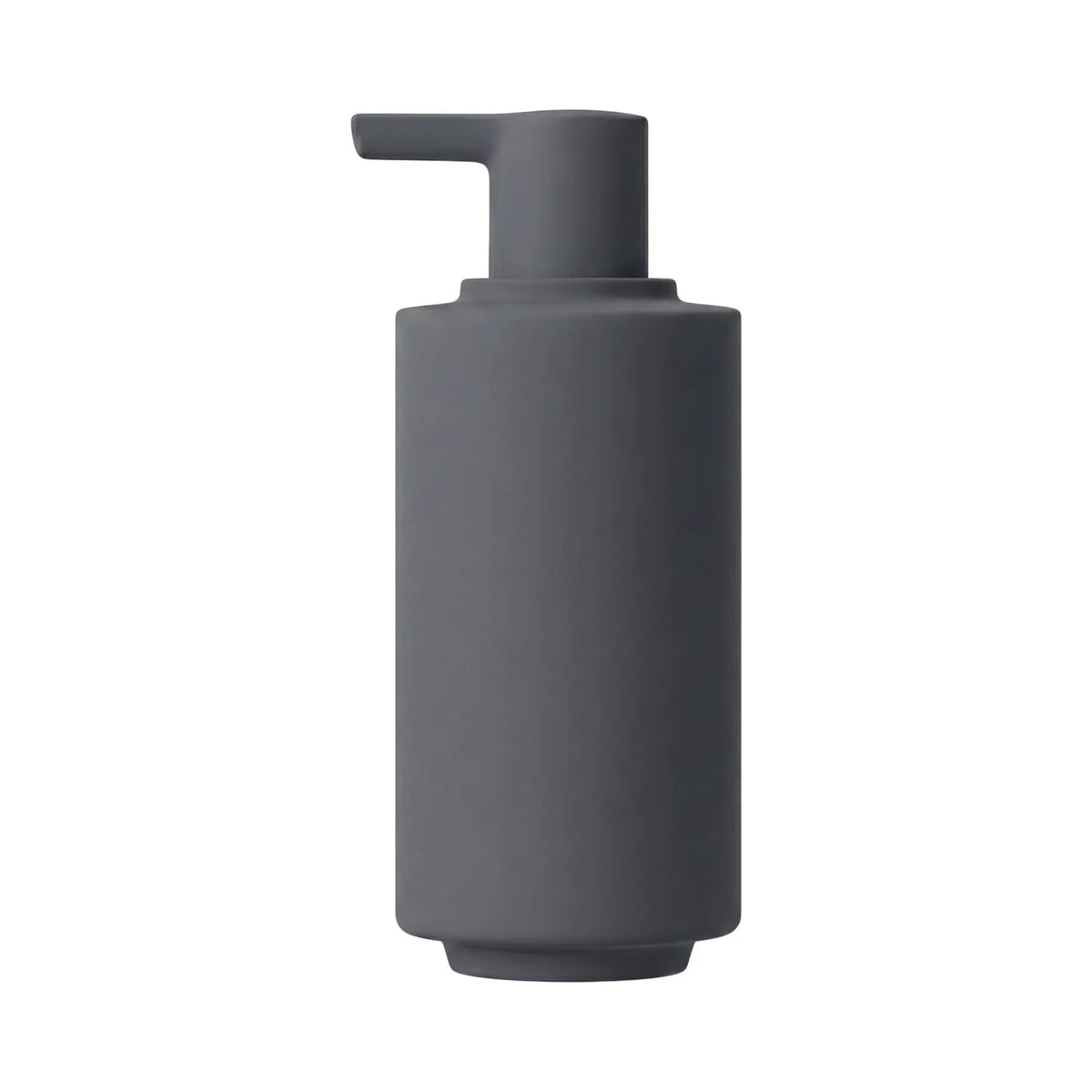 Blomus SAYA Seifenspender – Tisch – Keramik, Dunkelgrau, 190 ml
