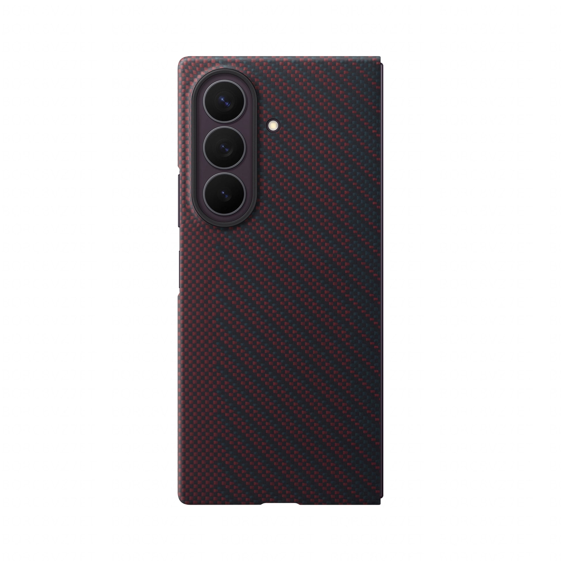 Samsung EF-KF976SREGWW Backcover – für Samsung Z Fold8, Karbon, Rot
