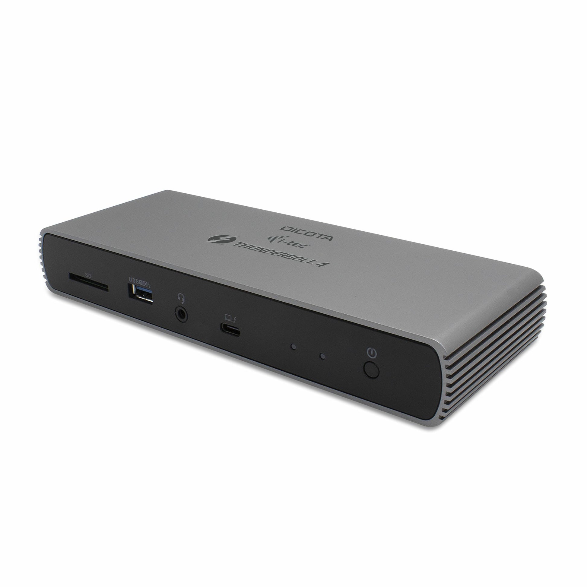 DICOTA D32006-UK Thunderbolt-Hub 6 Thunderbolt 4, 4 USB-A, 96 W PD, 2.5GbE, SD, 3,5 mm Audio, TB4 und 2