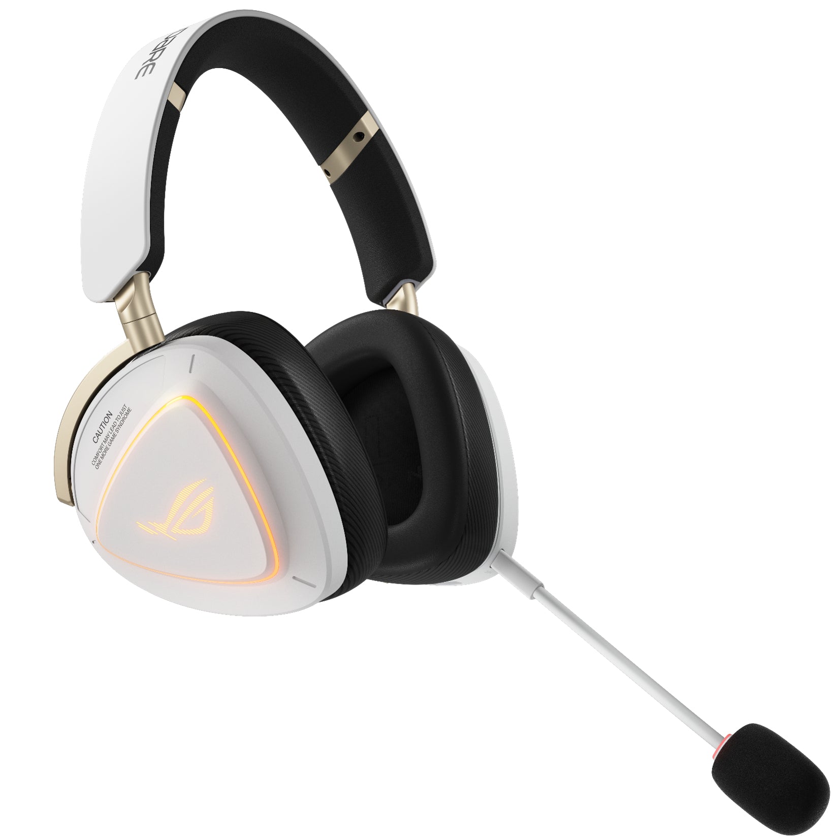 ASUS ROG Delta II-KJP Gaming-Headset – Over-Ear, Stereo, Kabel + BT, 3,5 mm Klinke, Schwarz/Weiss