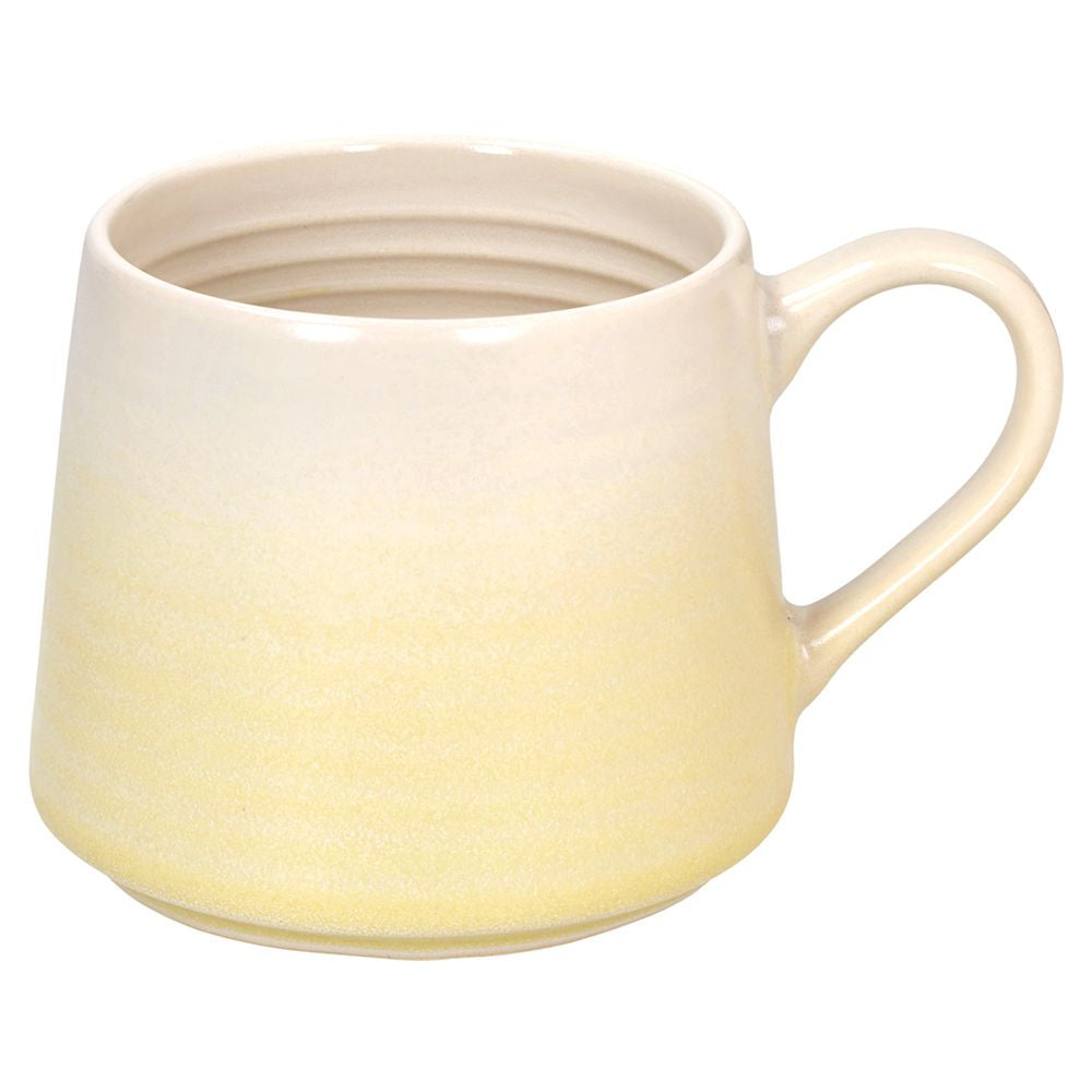 Tognana Porcellane Kaffeetasse – 450 ml, Ø 11 cm, Porzellan, Gelb, spülmaschinenfest, mikrowellengeeignet
