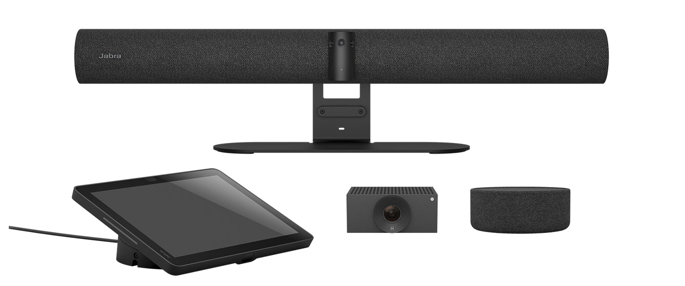 Jabra PanaCast Room Kit P55 – 4K Ultra HD Videokonferenzsystem mit Touch-Controller, Schwarz