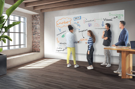 Nobo Infinity Steel Whiteboard – Stahl, magnetisch, rahmenlos – 60 × 90 cm