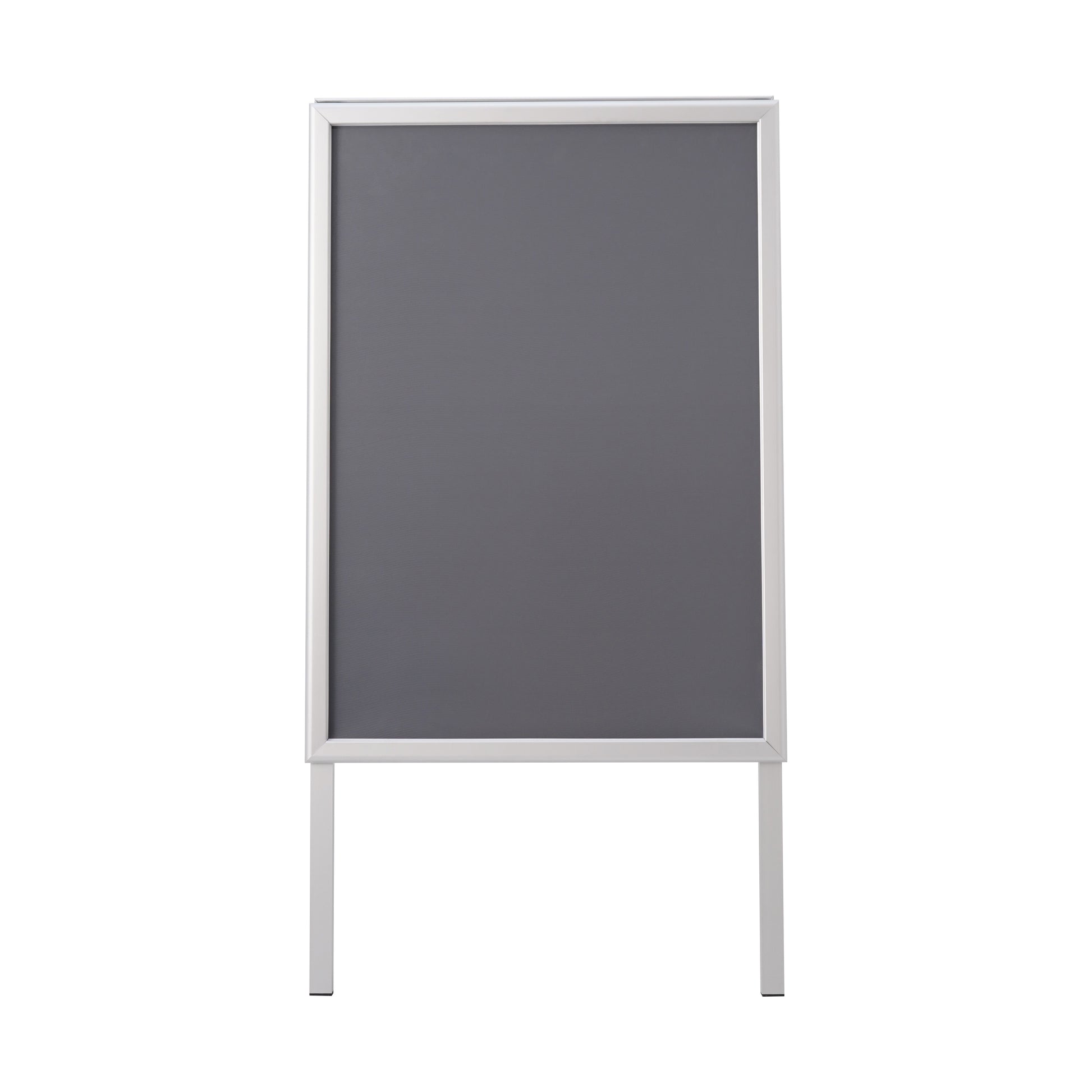Europel Plakatständer CLASSIC – für A1, silber, 670×100×1220 mm