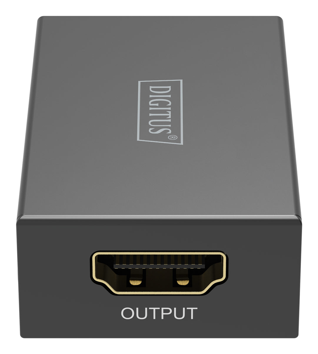Digitus AV-Repeater – 8K/60 Hz, HDMI 2.1, 13 m, USB-gespeist – Schwarz, Metall