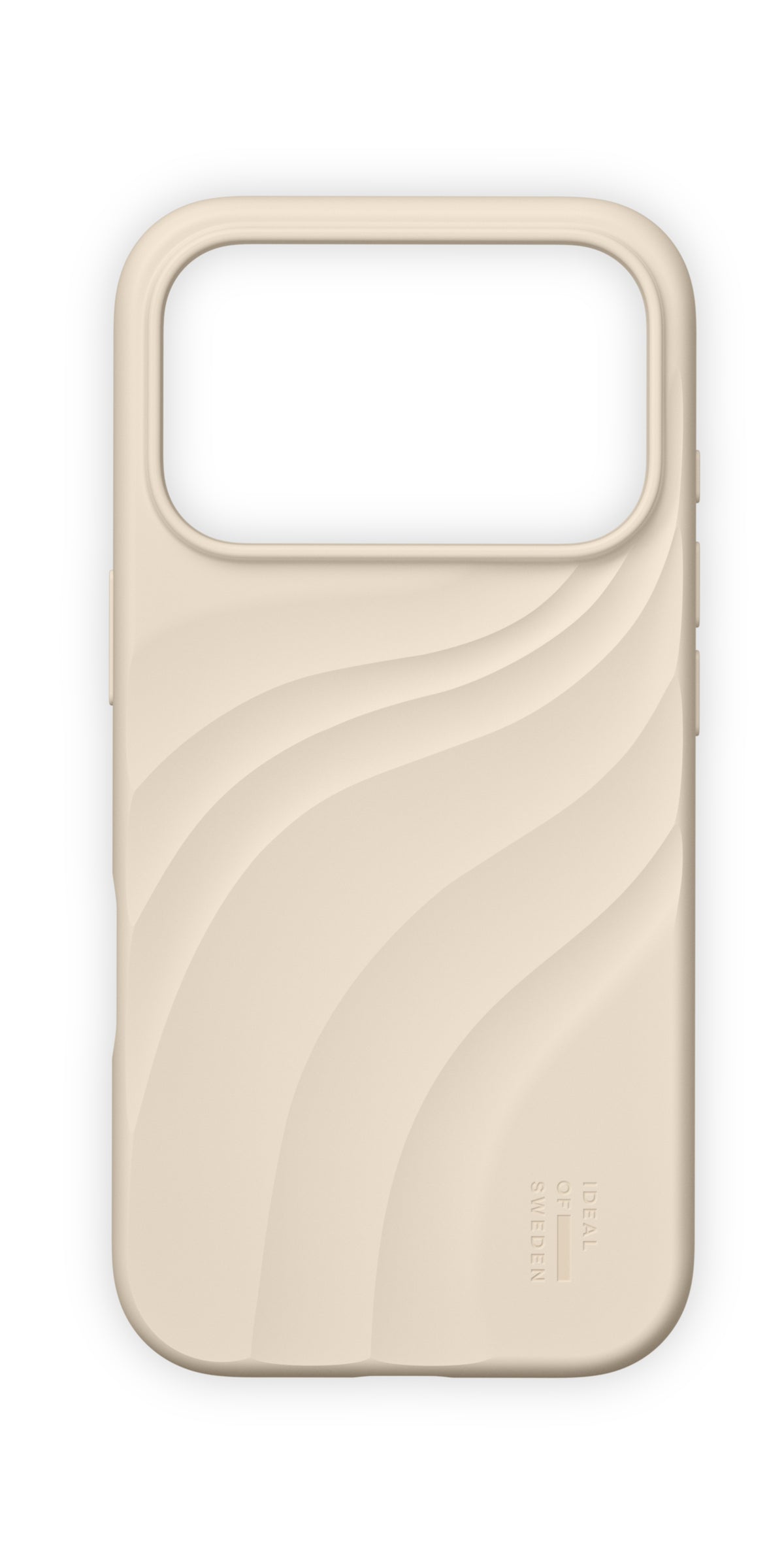 iDeal of Sweden Swirl – Backcover – für Apple iPhone 17 Pro/18 Pro, MagSafe, Silikon, Cloud Dancer