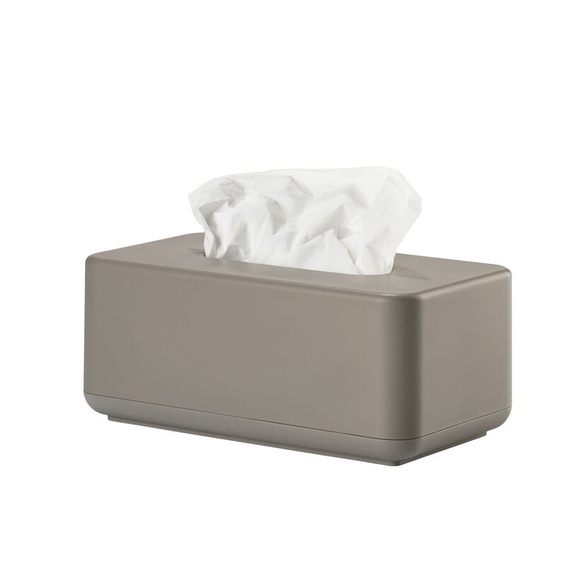 Zone Denmark Kosmetiktuchbox Ume – freistehend, ABS, 14×25,6×10,7 cm, Taupe