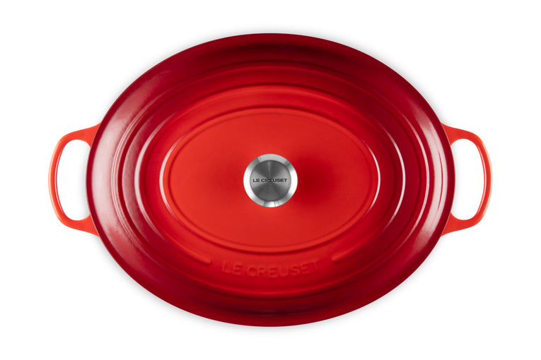 Le Creuset Kochtopf – 13,9 l – Gusseisen, Emaille, für Induktion, Gas, Glaskeramik u. a., Rot