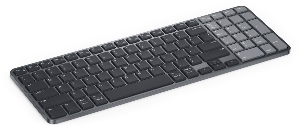 Dell Pro 7 KB746 – Tastatur – Schere – Bluetooth & 2,4 GHz (USB-A-Empfänger) – AZERTY (FR) – Graphit