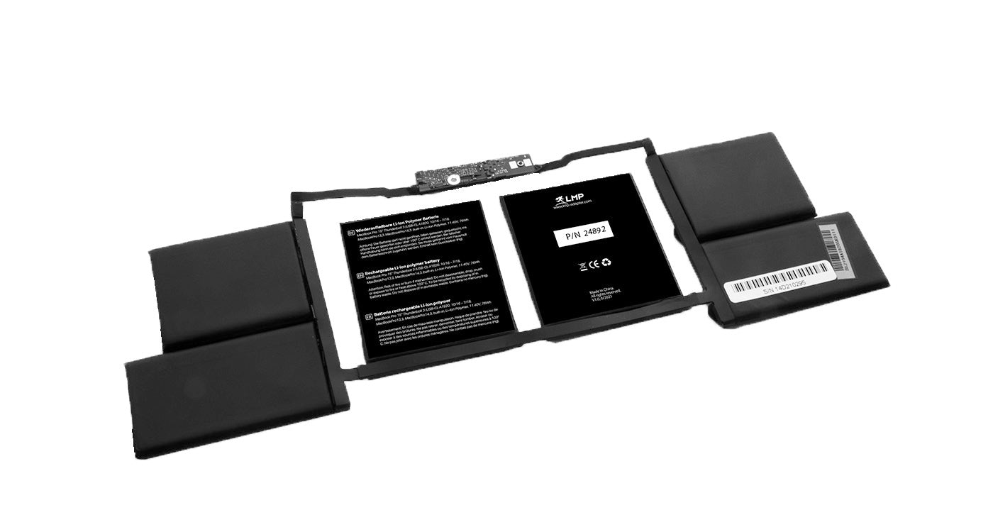 LMP Notebook-Akku – für MacBook Pro 16" (2019, A2141) – 98 Wh, 11,36 V – Schwarz