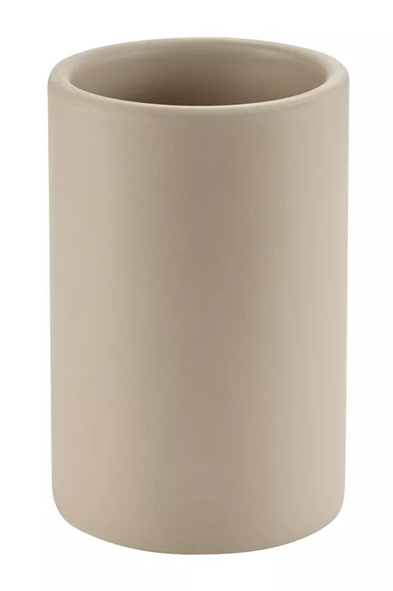 Diaqua Zahnputzbecher – Ø7,2×11 cm, Keramik, Beige