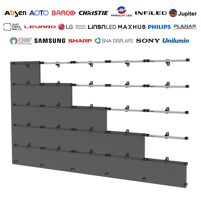 Peerless AV DS-LEDUNV610-5x5 – LED-Wandhalterung für Universal, 5×5, LED-Tiles bis 610 mm