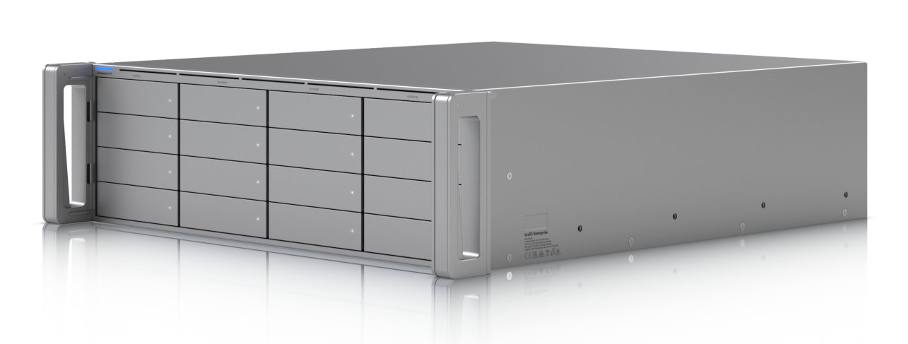 Ubiquiti UniFi ENVR Netzwerkrecorder – 210 Kanäle, 16 Laufwerkschächte, RAID 5