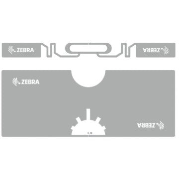 Zebra Thermotransfer-Etiketten Z-Select 2000T, 102 mm × 25 mm, beschichtet, permanent klebend