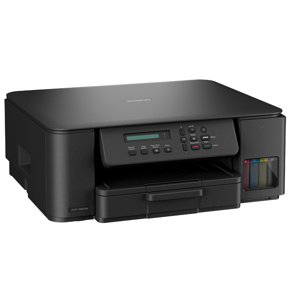 Brother DCP-T580DW – Farbiges Tintenstrahl-MFP A4, 3-in-1 – USB/WLAN – Duplex, ADF – 16 ppm S/W, 9 ppm Farbe