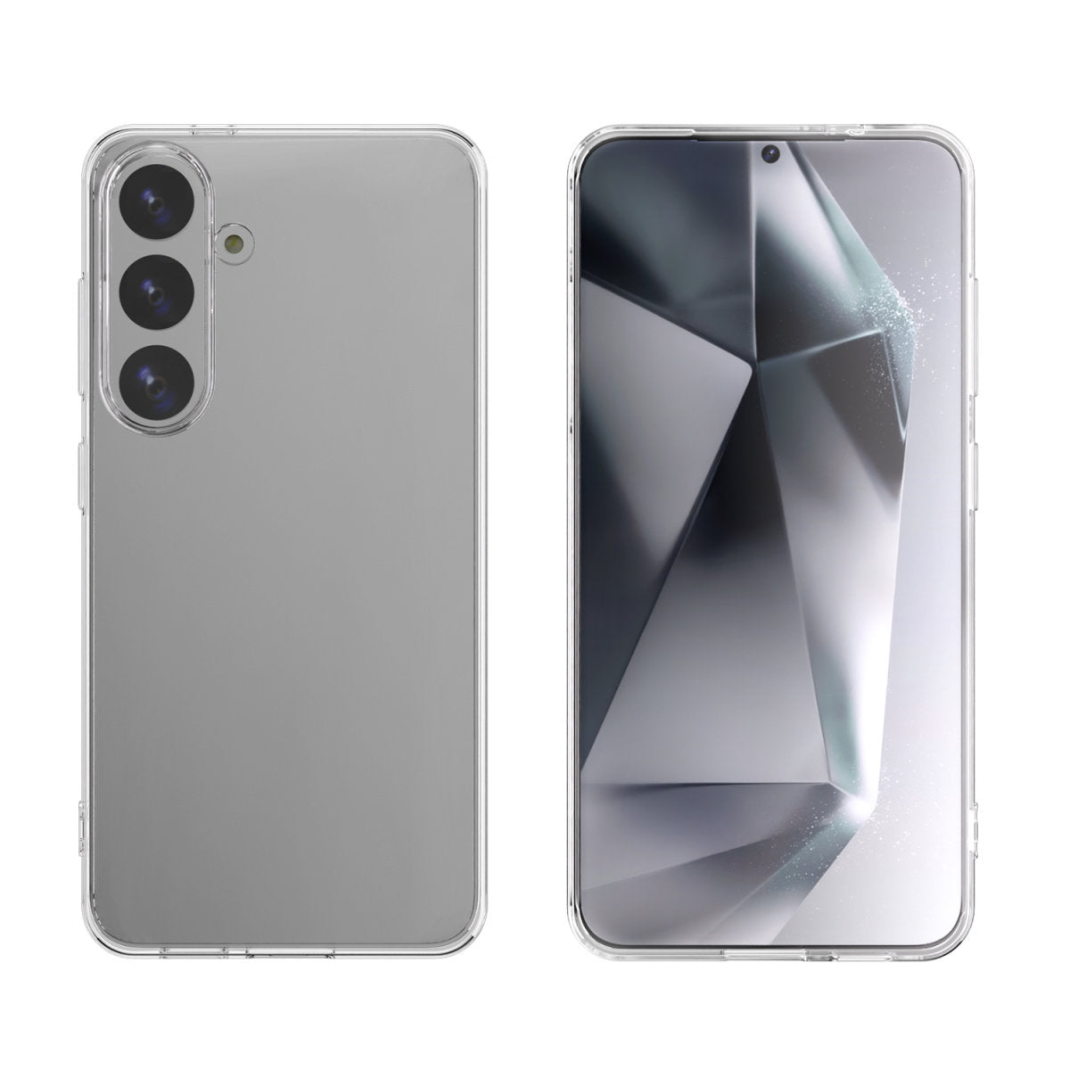 4smarts 360 Schutz Set – Backcover – für Samsung Galaxy S24, PC, Transparent