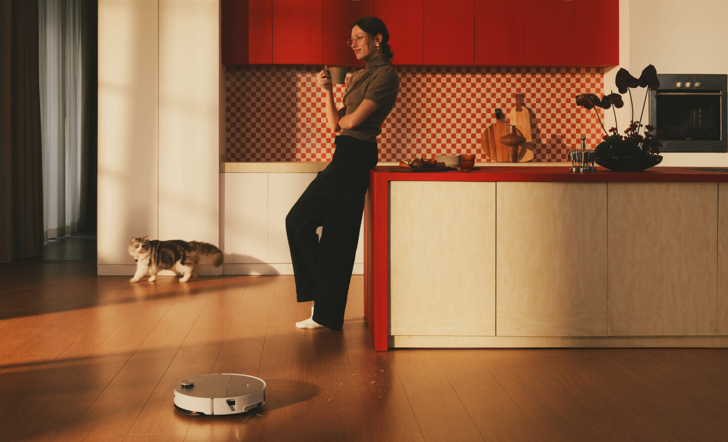 Roborock Saugroboter Saros 20 Sonic, mit Absaugstation, mit Wischfunktion – 36000 Pa, 200 min, Höhe 80 mm