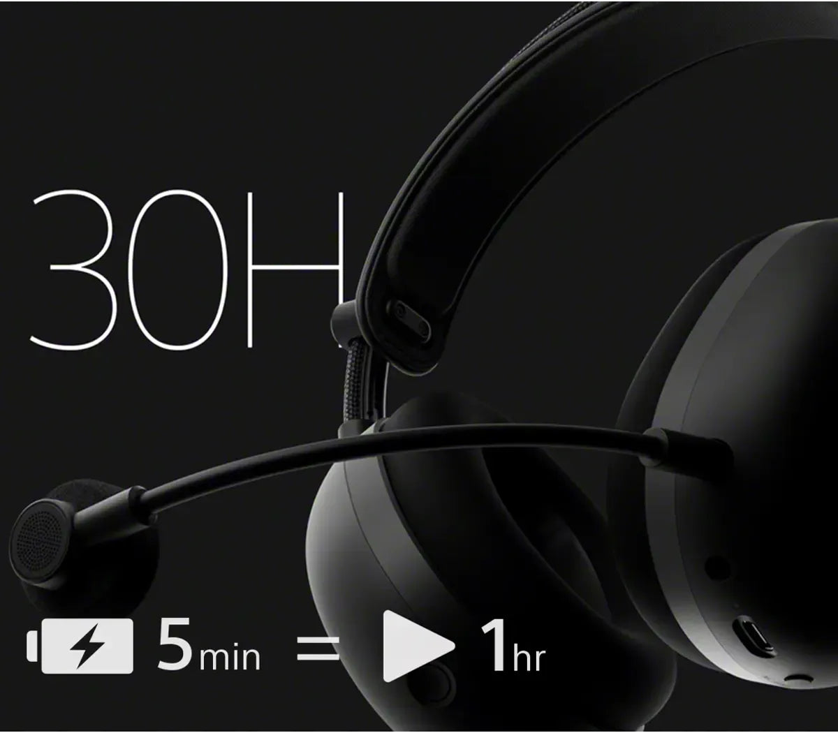 Sony INZONE H9 II – Wireless Gaming-Headset, USB-A – Surround-Sound, mit Mikrofon – Weiss – für PC