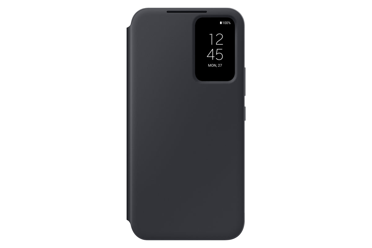 Samsung Smart View Wallethülle – für Samsung Galaxy A54, mit Kartenfach, Schwarz