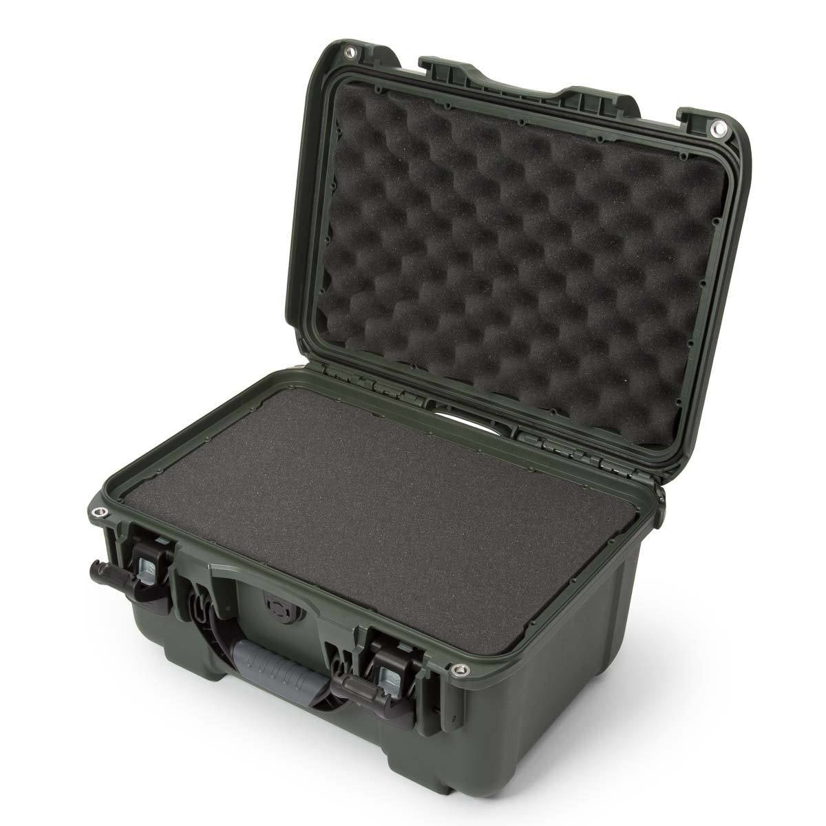 Nanuk Schutzkoffer 918 – Kunststoff, olivgrün, 32,8 × 23,6 × 42,9 cm
