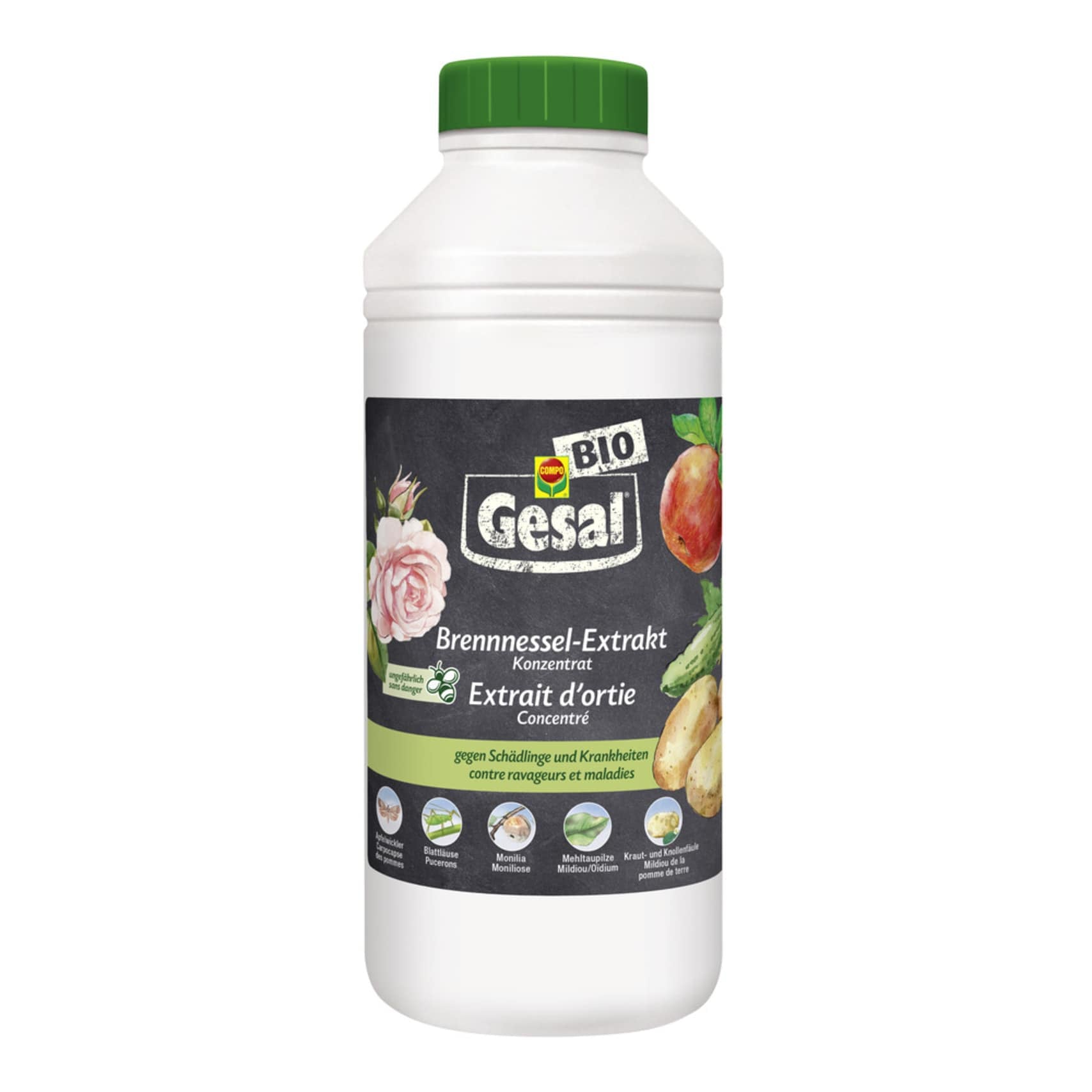 Gesal Brennnessel-Extrakt Konzentrat – 1000 ml – bio – für Garten