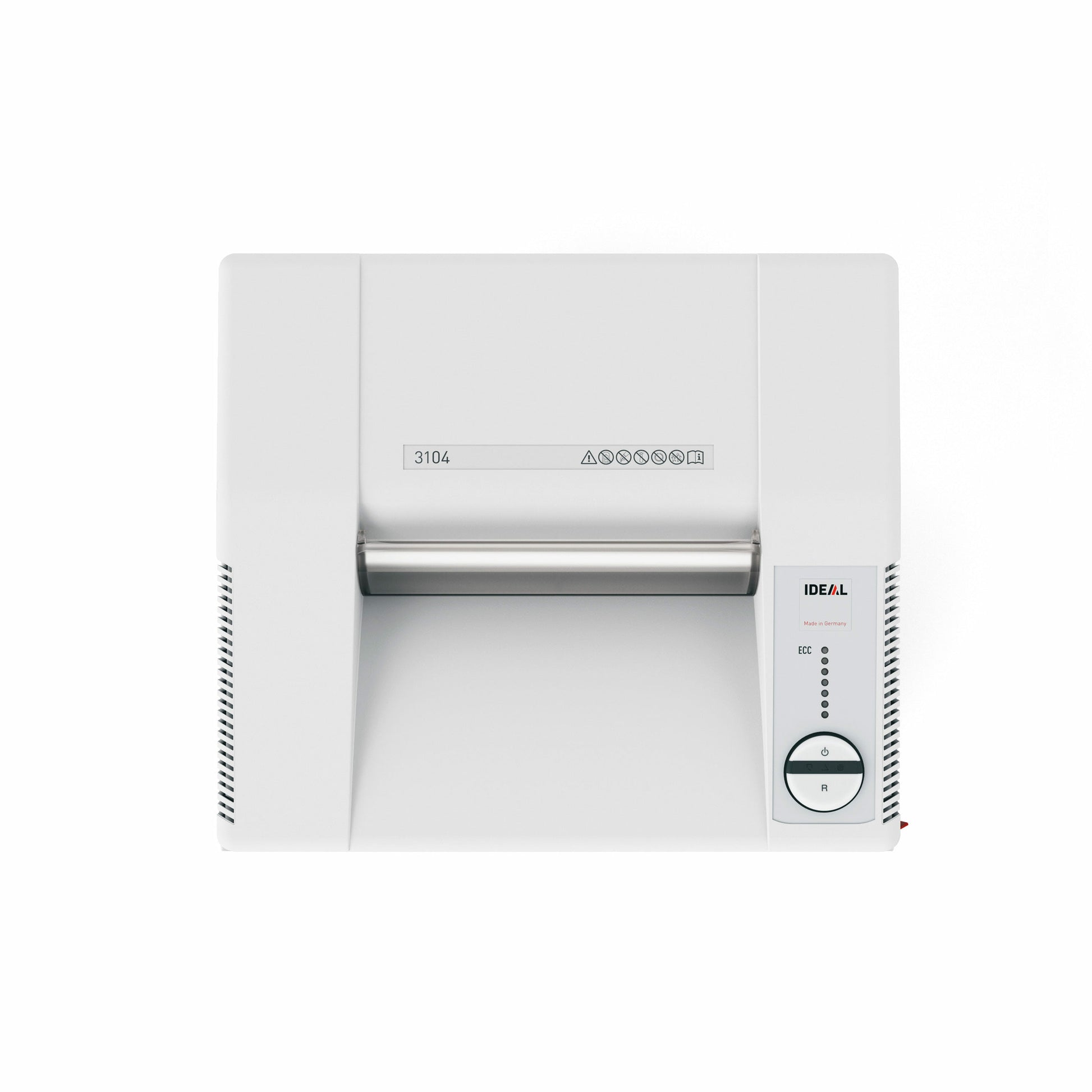 Ideal 3104/CC5 – Aktenvernichter, DIN P-5, Partikelschnitt 2 × 15 mm, 17 Blatt, 120 l, mit automatischem Öler
