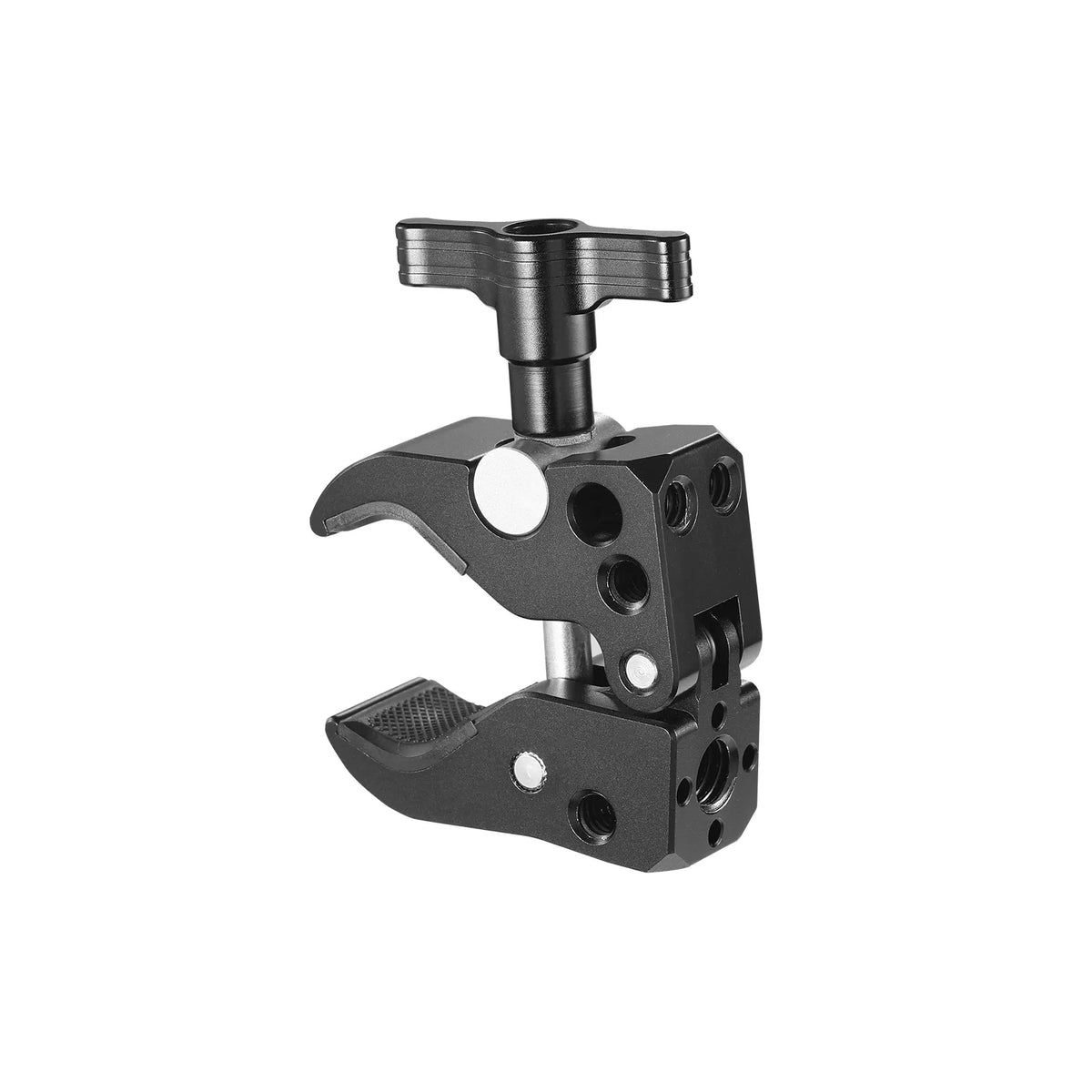 SmallRig 2220 Super Clamp Montageklemme – 1/4"-Anschluss, 2,5 kg Traglast – für Rods Ø 10–55 mm – Schwarz