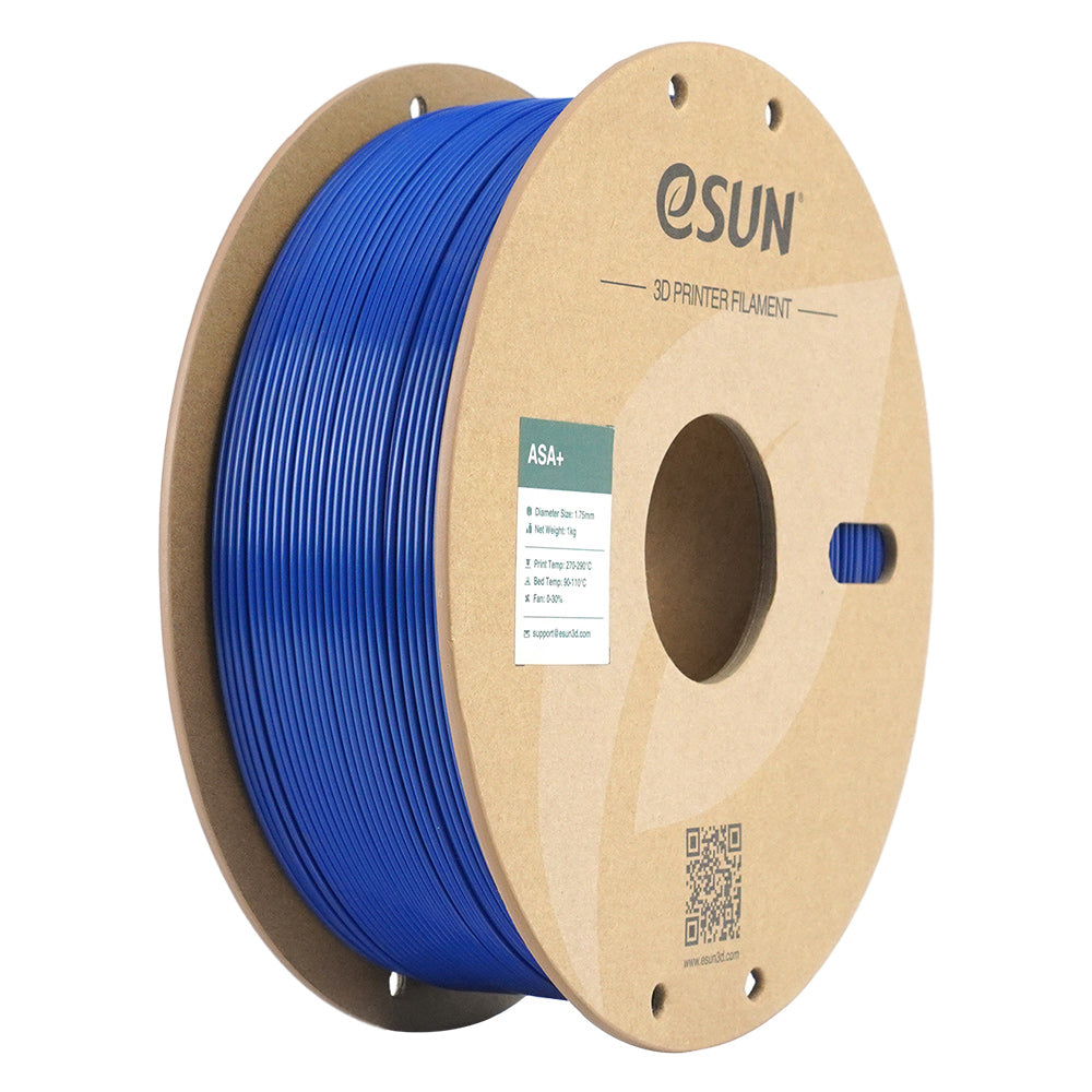 eSUN 3D-Drucker-Filament ASA 1,75 mm Blau, 1 kg – für Bambu Lab P1P/X1, Voron 2.4, Raise3D und andere
