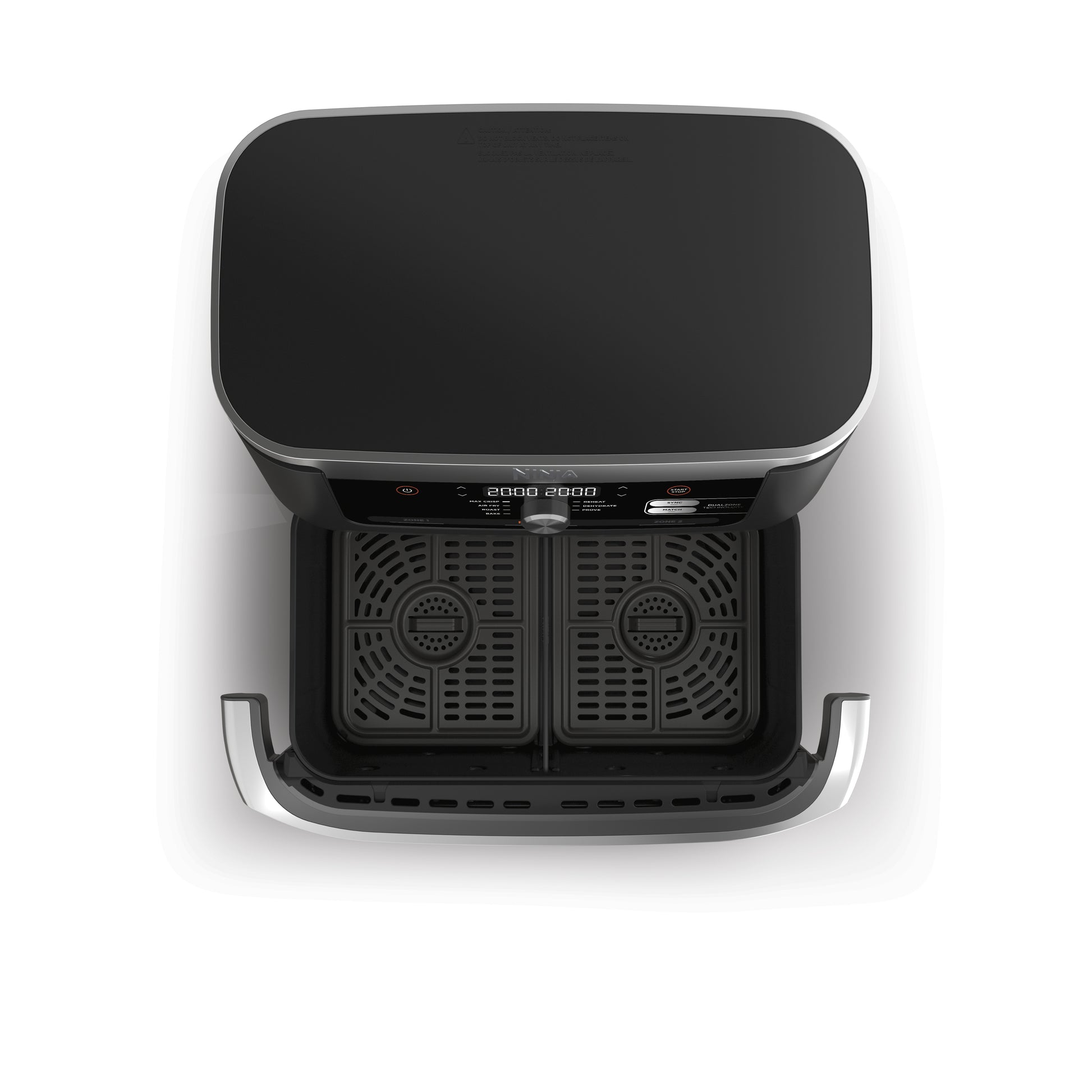 Ninja Heissluftfritteuse AF500EU – 10,4 l, Doppel, 2470 W – Schwarz/Edelstahl
