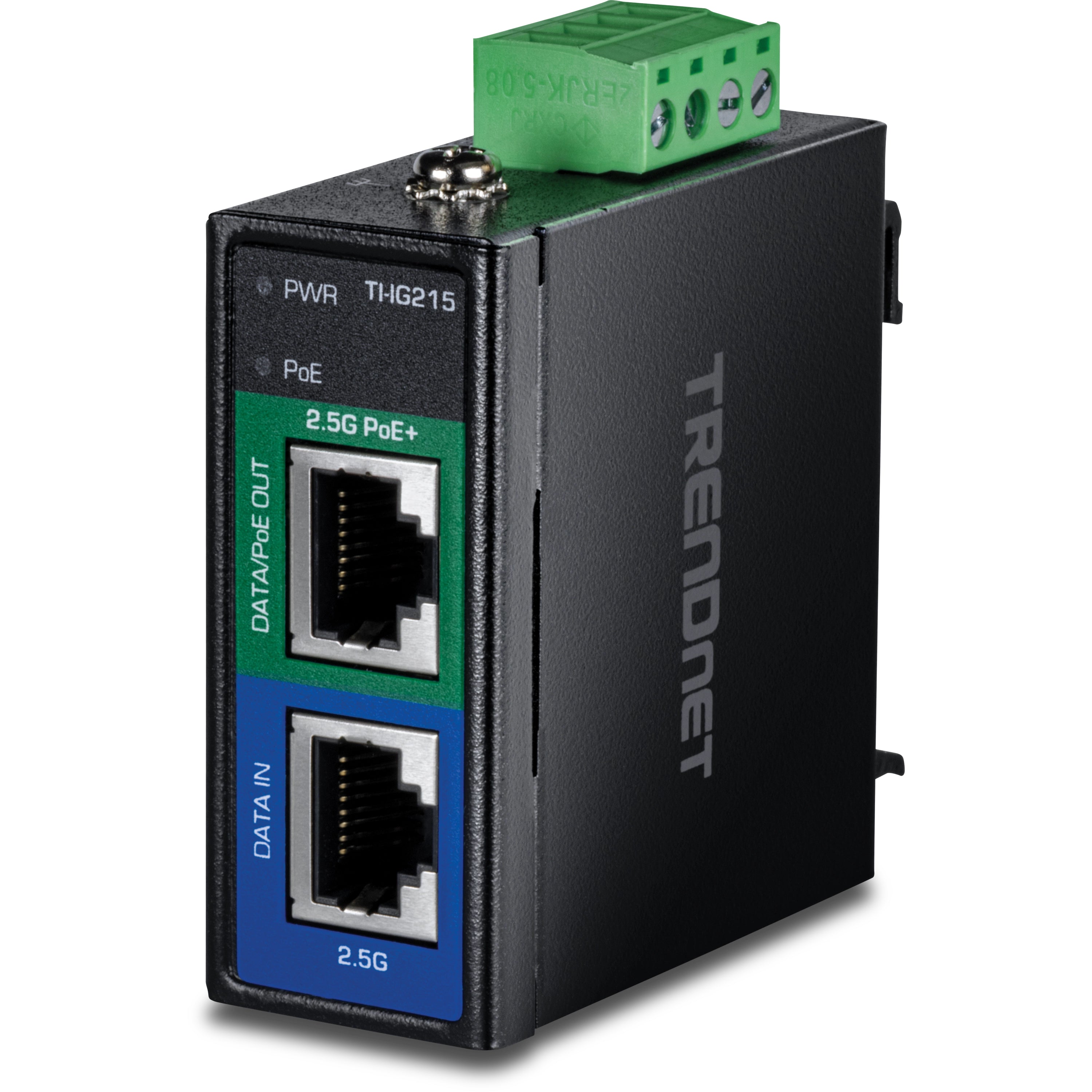 Trendnet TI-IG215 PoE Midspan – 30 W PoE+ (IEEE 802.3at), 1× 2,5G PoE Port, 1× 2,5G