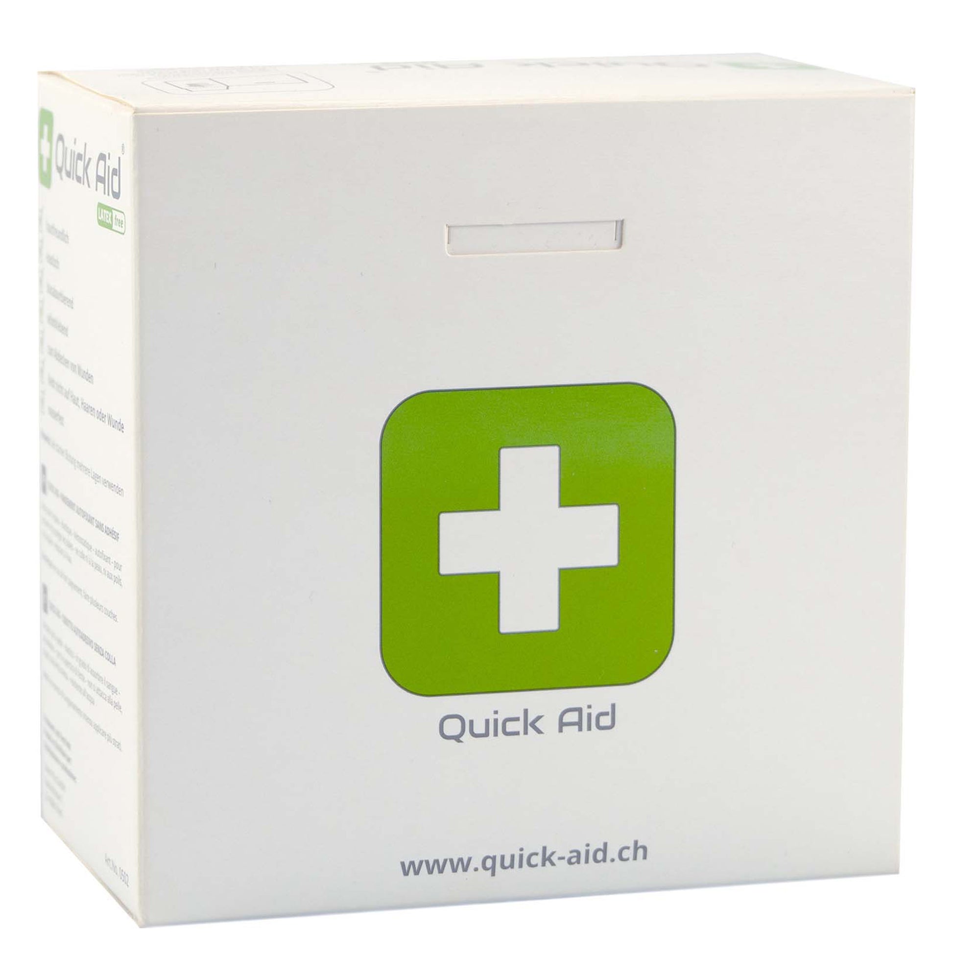 Quick Aid Pflasterrolle – 60 mm × 4,6 m, zuschneidbar, blau
