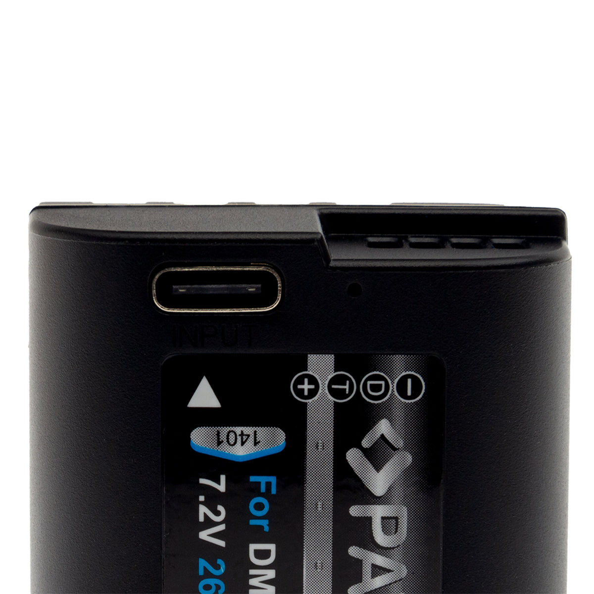 PATONA Platinum Akku DMW-BLK22 – 2600 mAh, 7,2 V, USB-C-Eingang – für Panasonic S5, G9, GH5 und andere – Schwarz