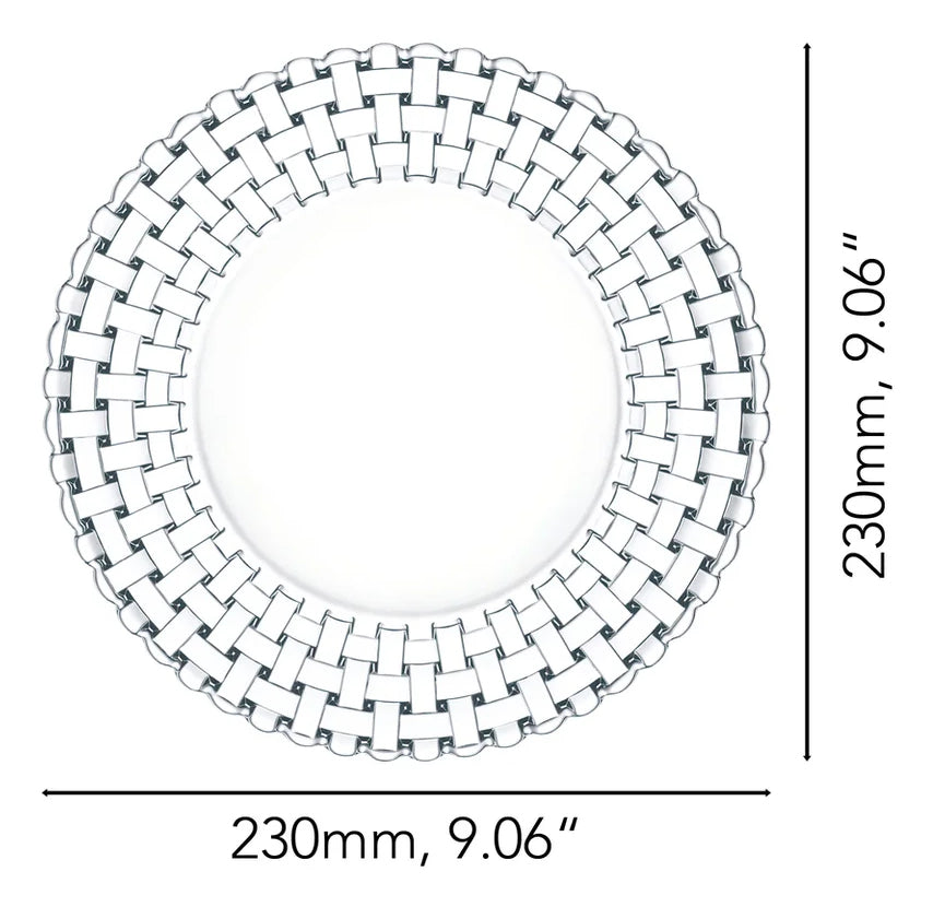 Nachtmann Frühstücks- & Dessertteller Bossa Nova – Ø 23 cm, Kristallglas, Transparent, spülmaschinenfest