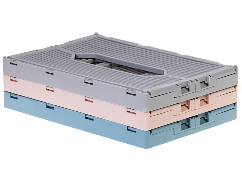 COCON Aufbewahrungsbox 2,97 l – Polypropylen (PP) – Rosa – 2-teiliges Set, mit Griff – 220 × 90 × 150 mm
