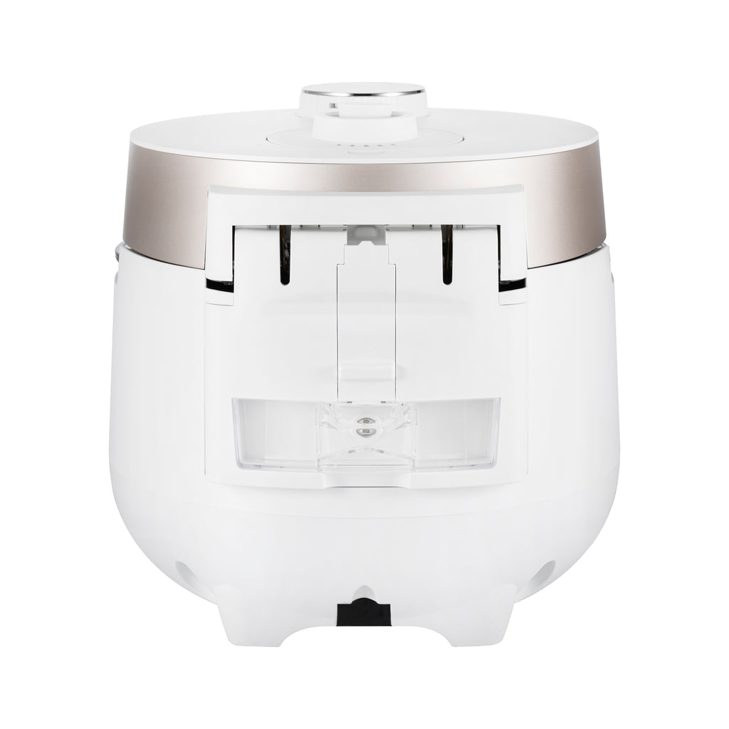 Cuckoo Reiskocher CRP-ST0609F – 1,08 l, 880 W, Warmhaltefunktion – Champagner/Weiss