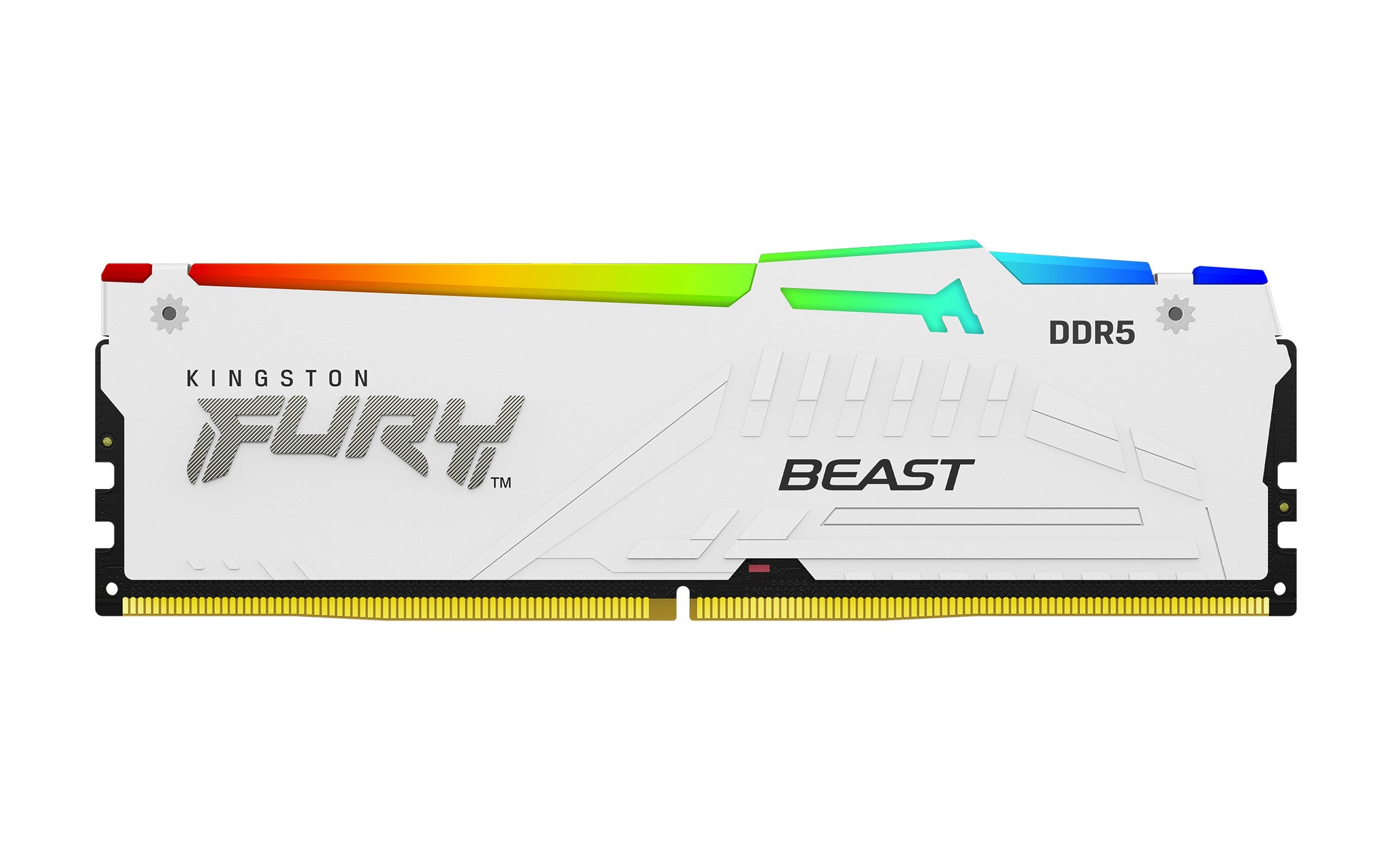 Kingston Technology Kingston FURY Beast – Arbeitsspeicher – 32 GB DDR5 6000 MT/s CL30, 1×32 GB, Weiss, RGB, EXPO