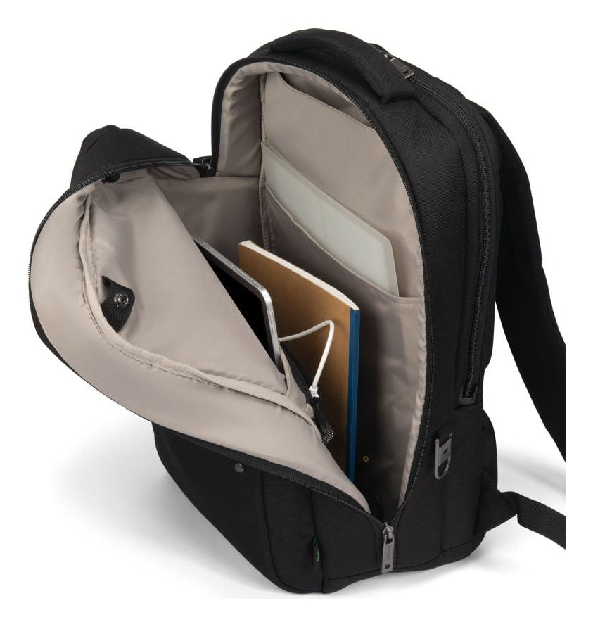 DICOTA Notebook-Tasche bis 17,3" – abschliessbar, mit Schultergurt – Schwarz