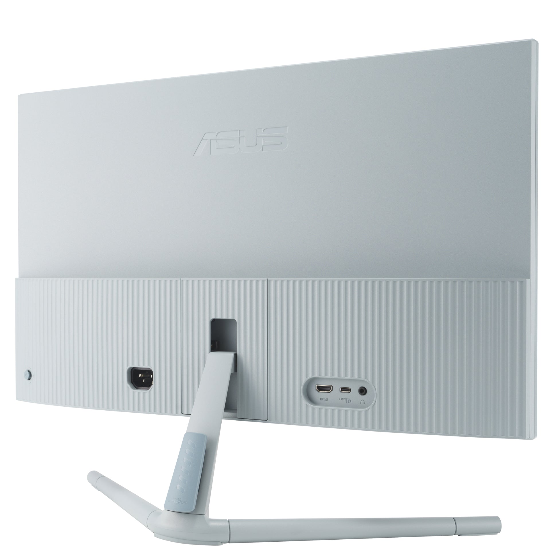 ASUS VU279CFE-G – Monitor, 27", 1920 × 1080 (Full HD), IPS, 100 Hz, 250 cd/m², USB-C, VESA 75 × 75, Grüngrau