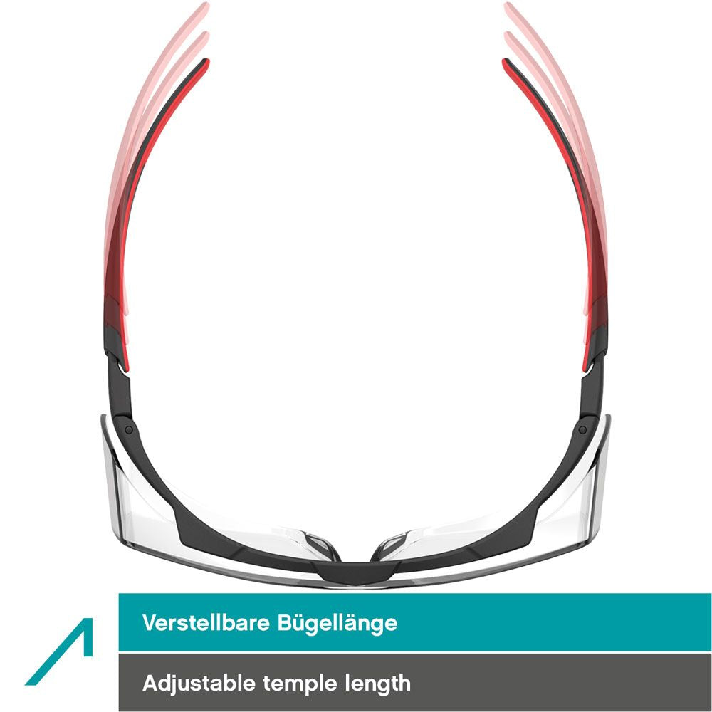 ACE Überbrille Evo 5006-T2 – klar, für Brillenträger, beschlagfrei, kratzfest
