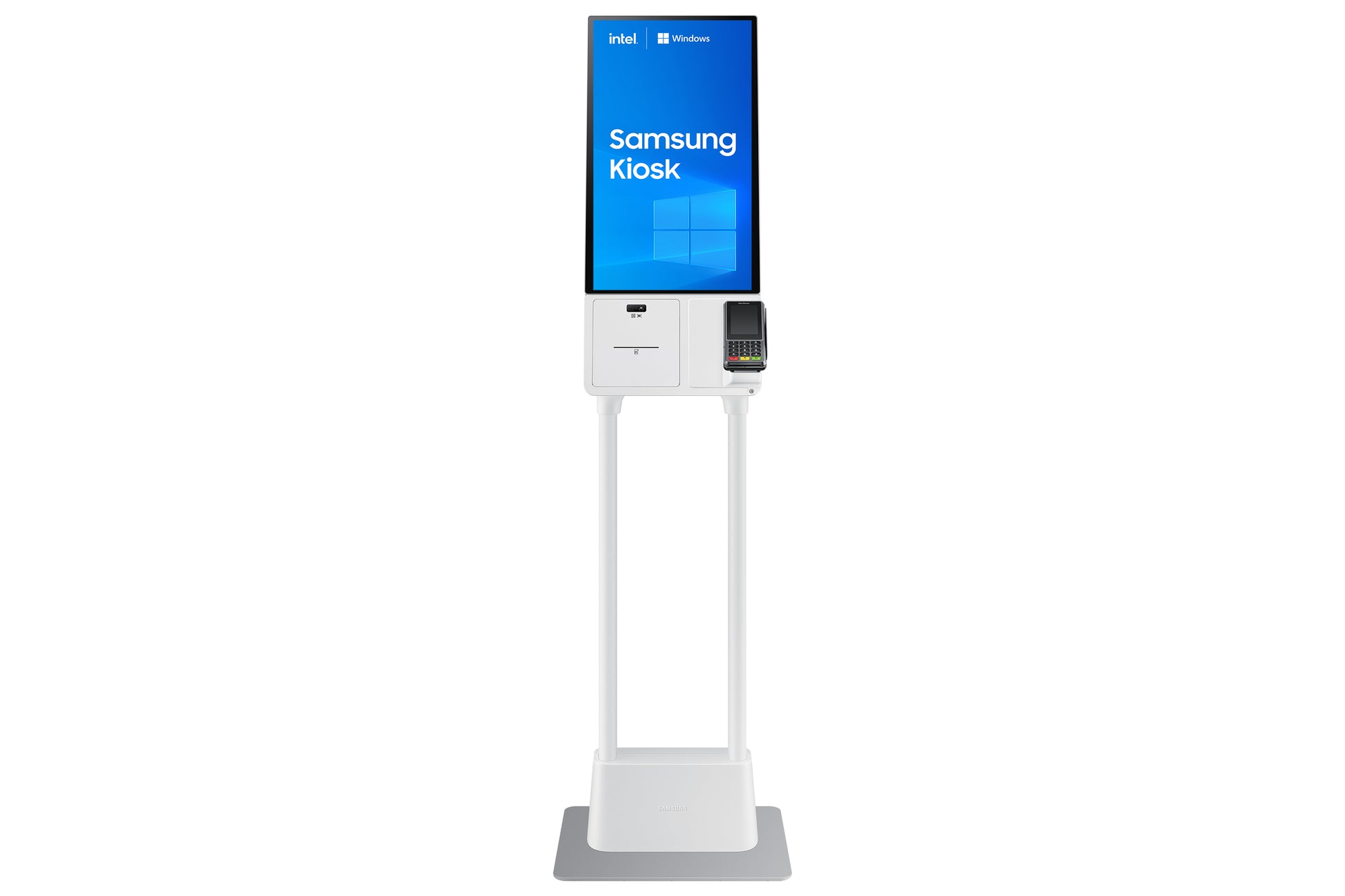 Samsung KM24C – Kiosk-Terminal 24" (16:9) FHD (1920×1080) – Windows – PCAP-Touch, weiss