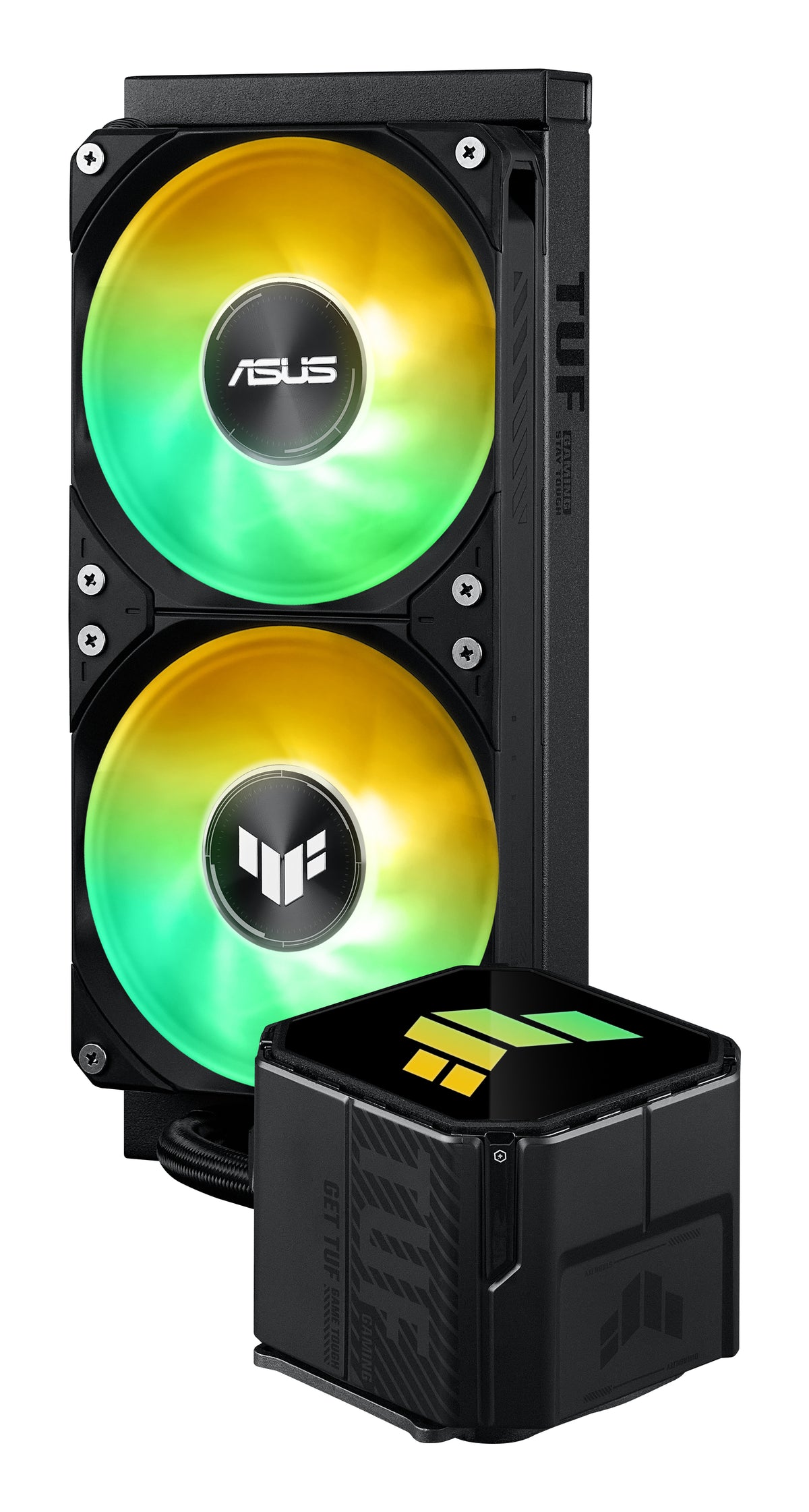 ASUS TUF Gaming LC III 240 ARGB – AIO-Kühler – 240 mm Radiator, 2×120 mm Lüfter, ARGB, für LGA 1700, AM5, AM4