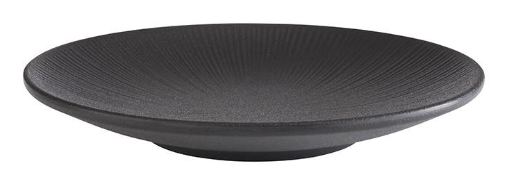 APS-Germany APS Speiseteller – 6er Set, Ø 21,0 cm, Melamin, Schwarz, spülmaschinenfest, BPA-frei