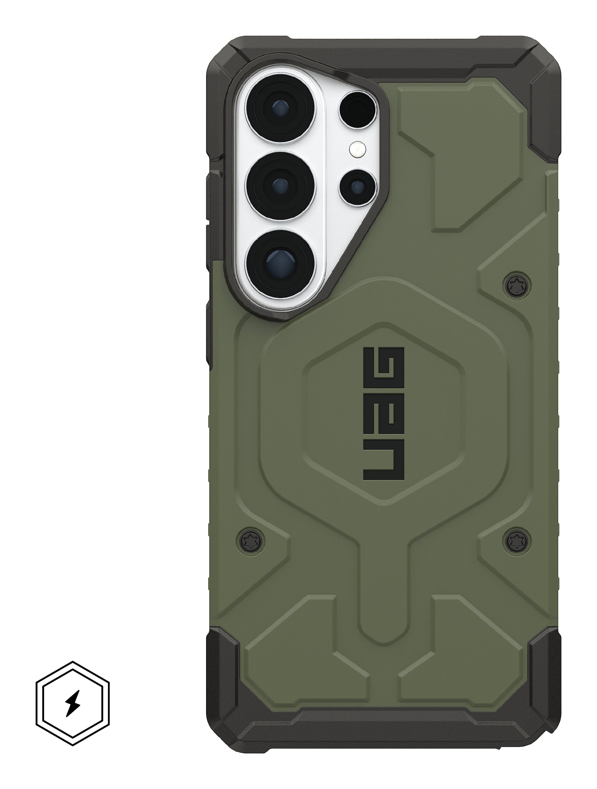 Urban Armor Gear UAG Pathfinder Backcover – für Samsung Galaxy S26 Ultra, MagSafe, PC, Olivgrün