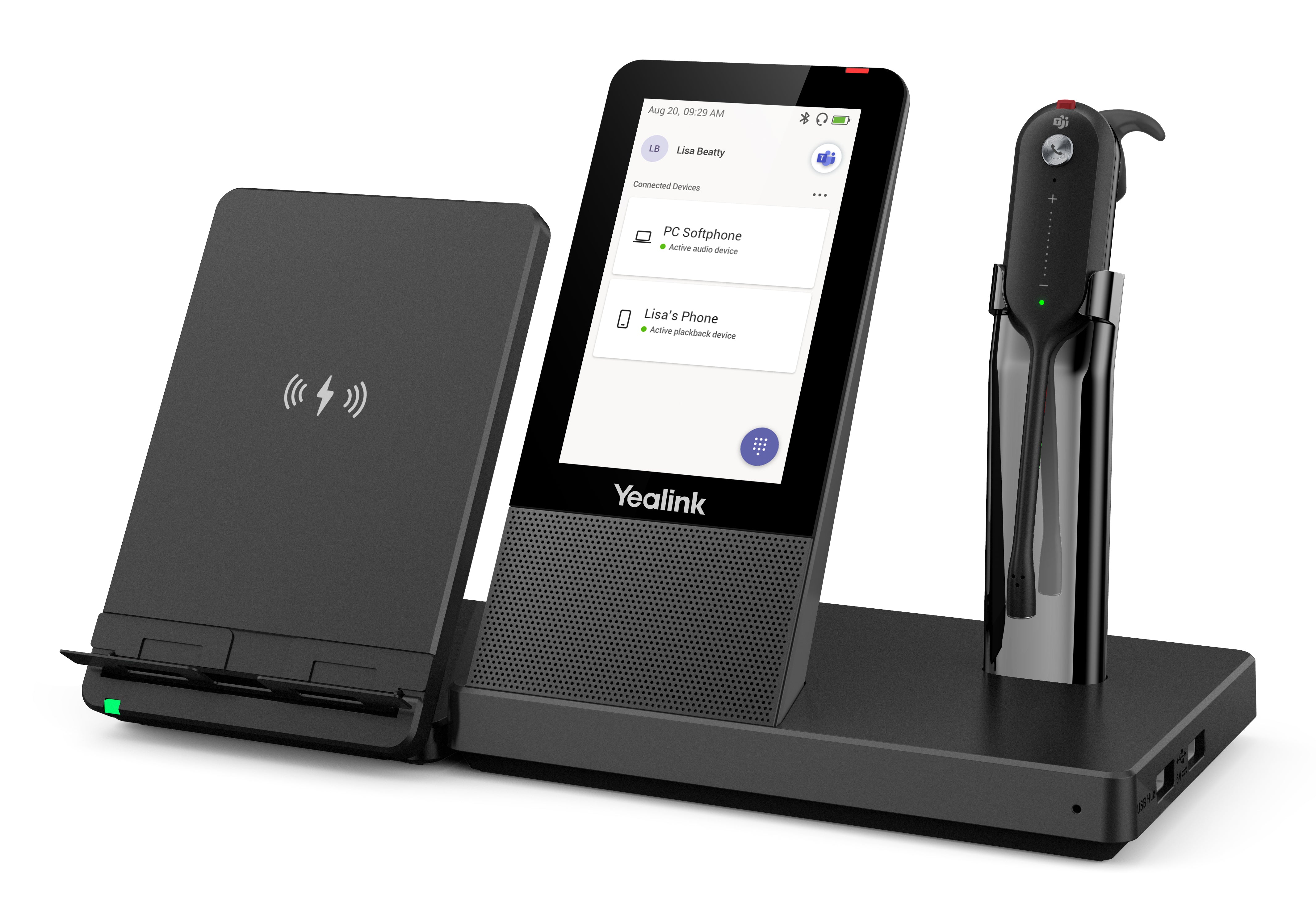 Yealink WH67 – Headset – DECT – für Microsoft Teams