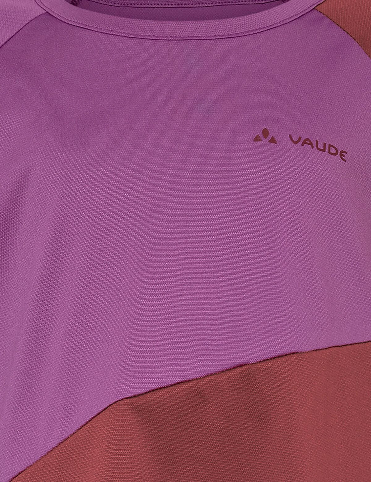 VAUDE Moab T-Shirt II – kurzarm, reflektierend, bluesign – Grösse 122/128 – rotviolett – Polyester